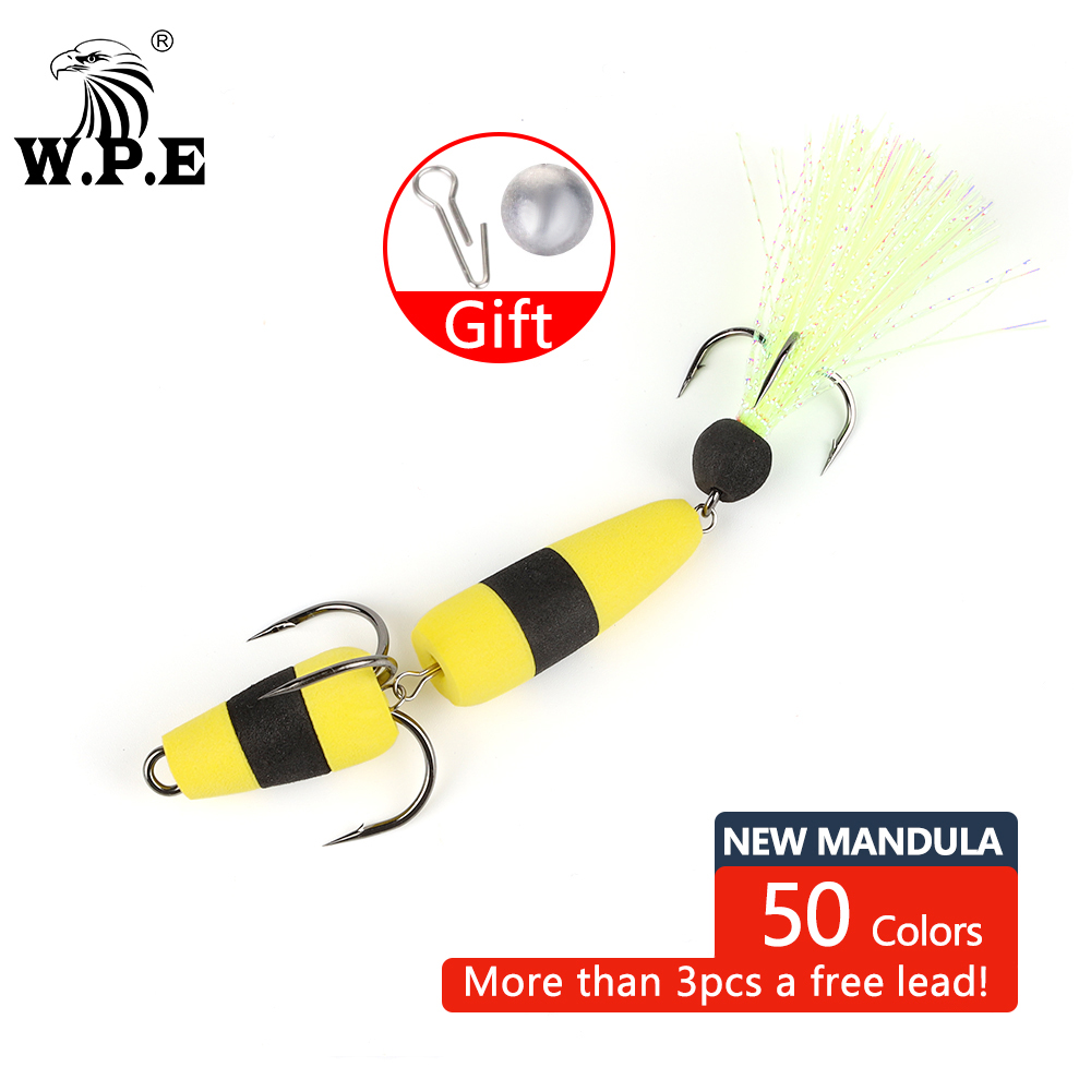Fishing Equipment Brands - W.P.E Brand New MANDULA 50color Size