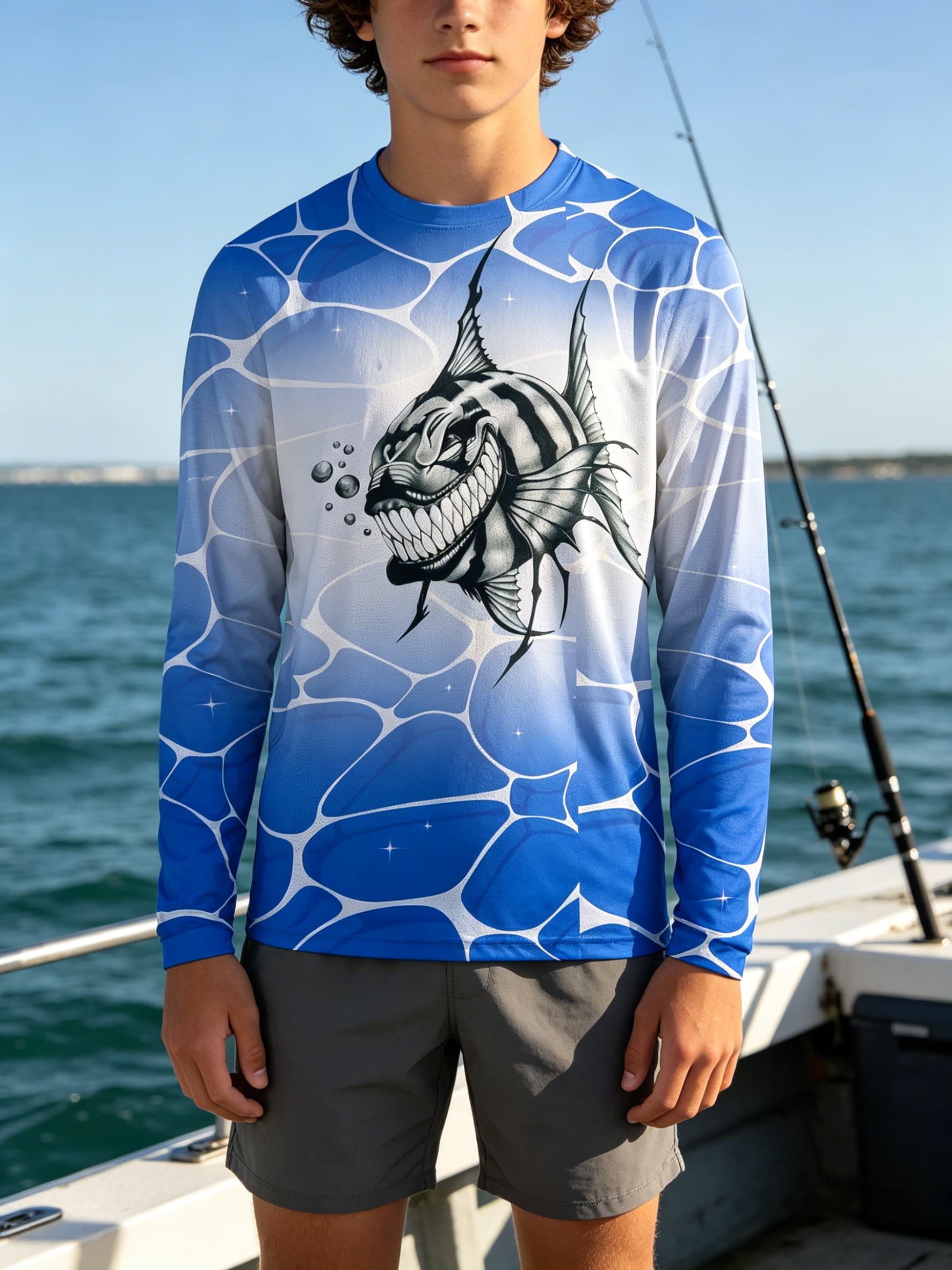 Fishing Equipment Kids - Koszulka dziecięca Damska koszulka Chłopięca bluzka