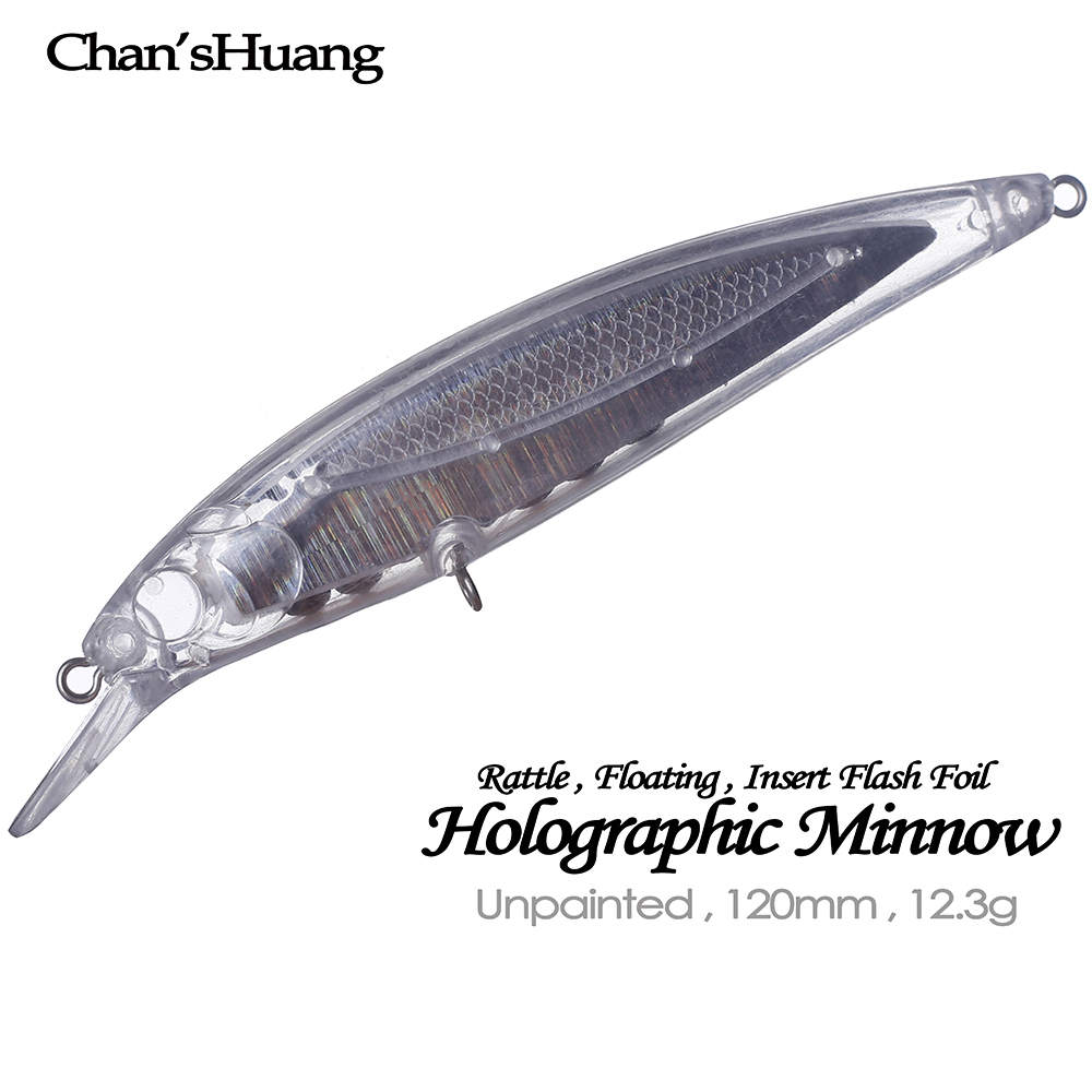 Fishing Equipment Kit - Chan'sHuang 20 sztuk niepomalowane Blanks przynęty