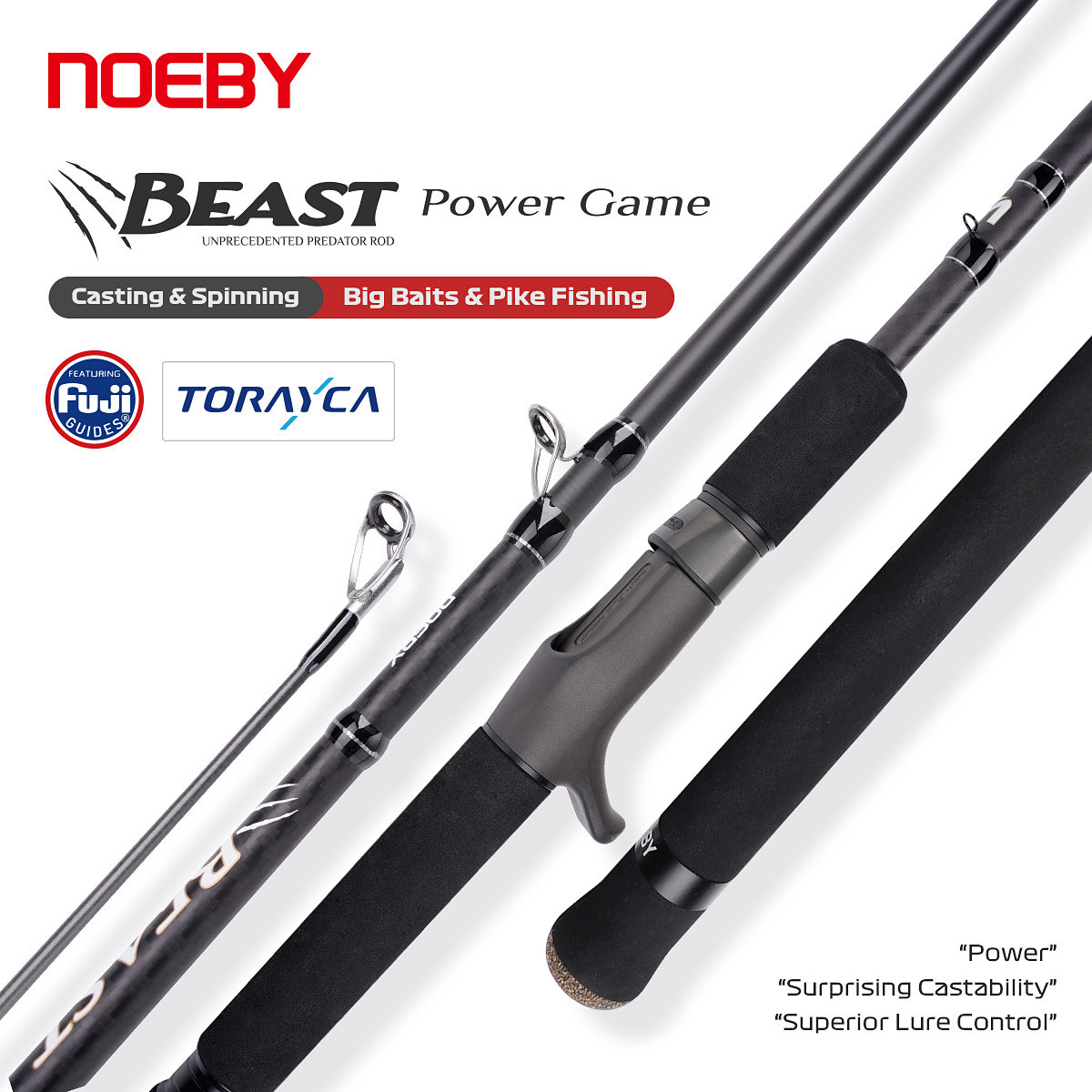 Fishing Equipment Brands - Wędka spinningowa i castingowa NOEBY Beast