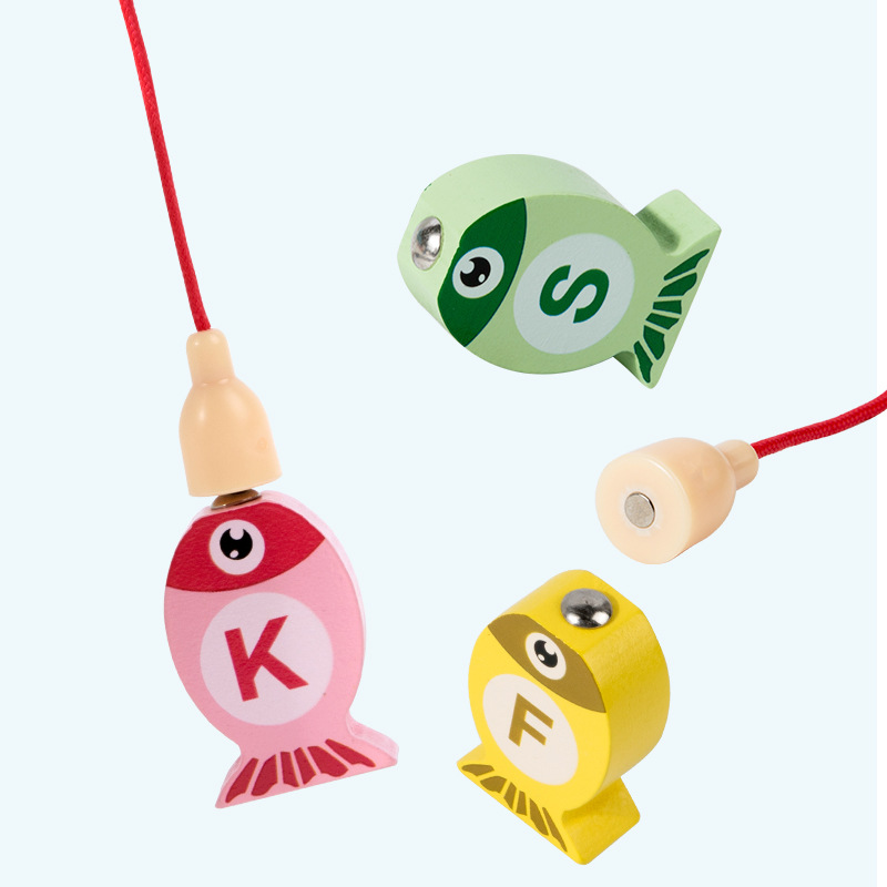 Drewniane zabawki do gry w ryb – Fishing Equipment Kids recenzja i cena