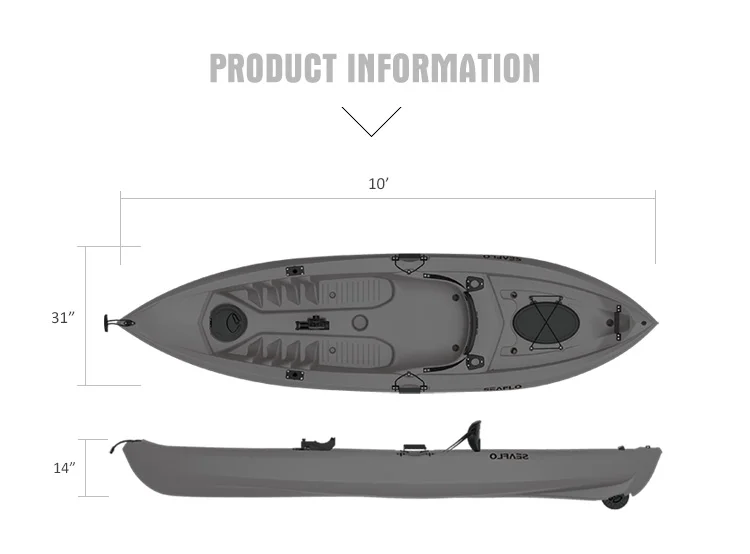 10 stóp 1 osoba HDPE łódka z t – Fishing Equipment In recenzja i cena