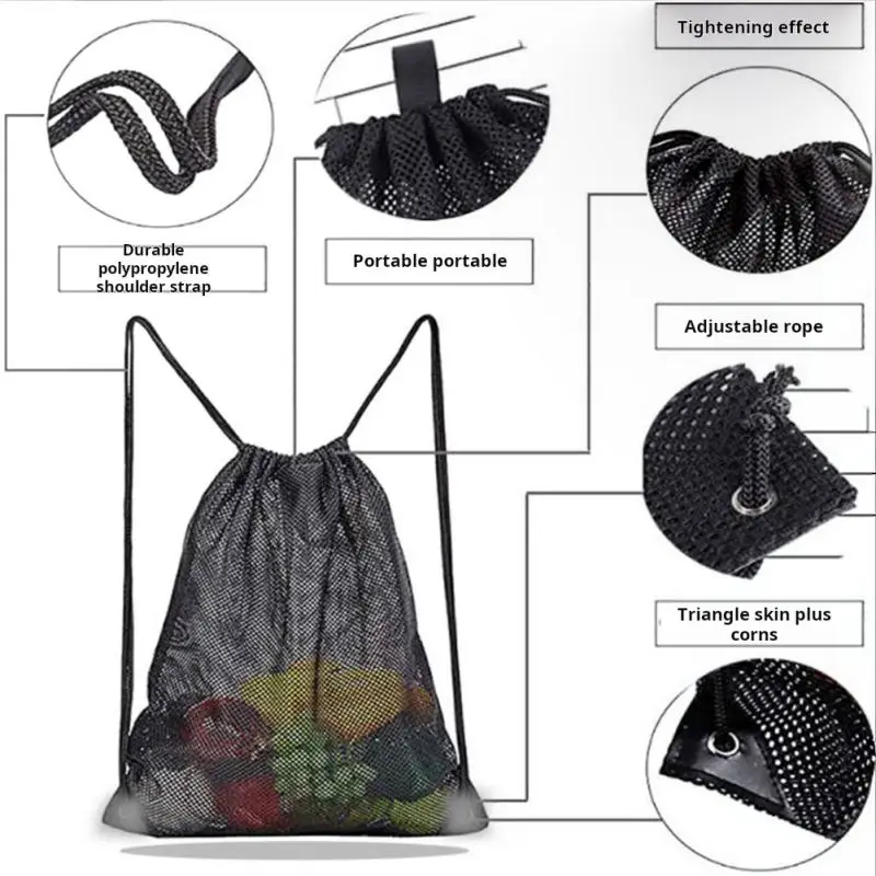 Plecak siatkowy ze sznurkiem,  – Fishing Equipment Bag recenzja i cena