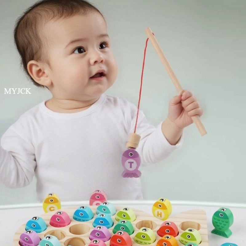 Drewniana gra w łowienie rybek – Fishing Equipment Kids recenzja i cena