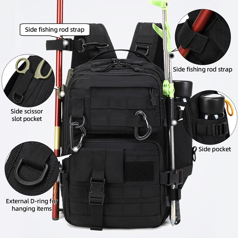 Plecak Taktyczny Kempingowy Po – Fishing Equipment Bag recenzja i cena