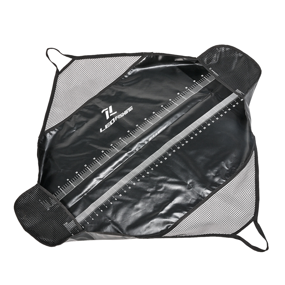 Czarna mata wędkarska z PVC 12 – Fishing Equipment Bag recenzja i cena